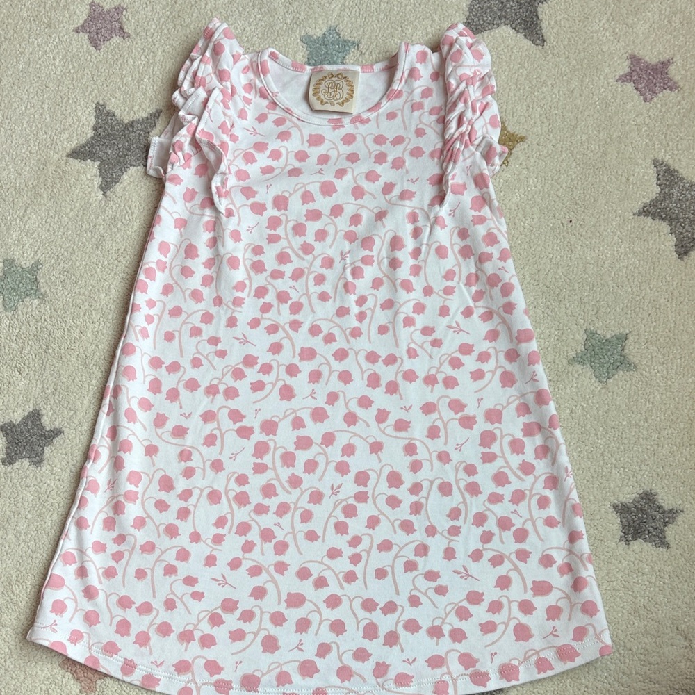 The Beaufort Bonnet Company Pink and White Kids Dress